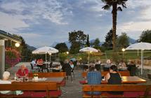 Terrasse der Restaurant Schneeburghof