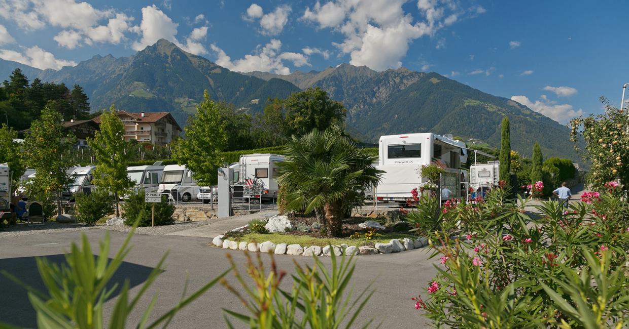 Wohnmobilstellplatz in Dorf Tirol
