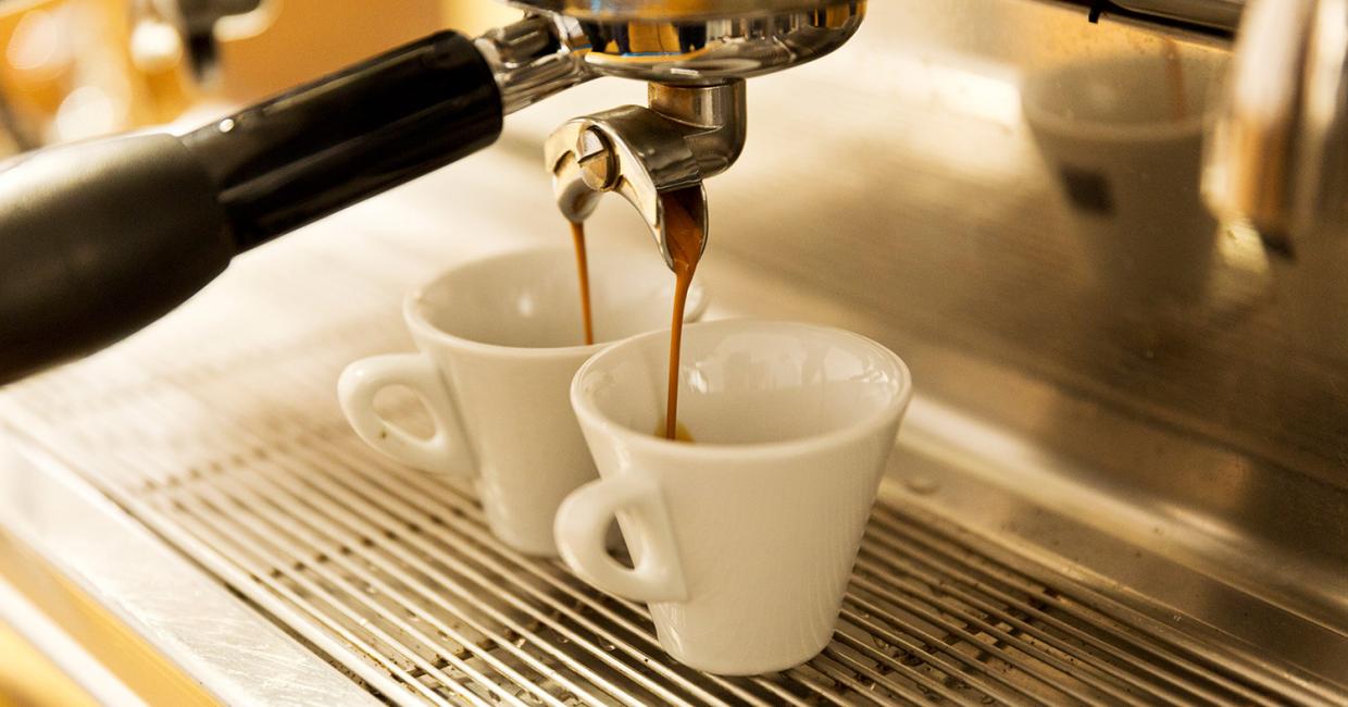 Frischer Kaffee am Morgen